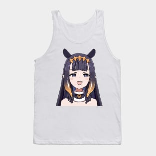 ninomae inanis beauty anime girl pixels Tank Top